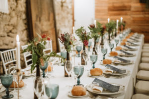 mesa menu banquete de bodas