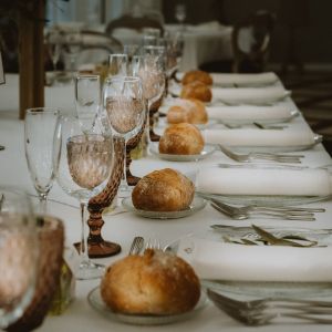 detalle menu para bodas pazo santiago