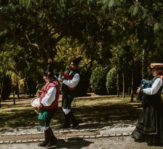 Musica Tradicional Con Gaiteiros En Bodas Gallegas En El Pazo