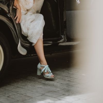 Llegada De La Novia Al Pazo Para Banquete De Boda